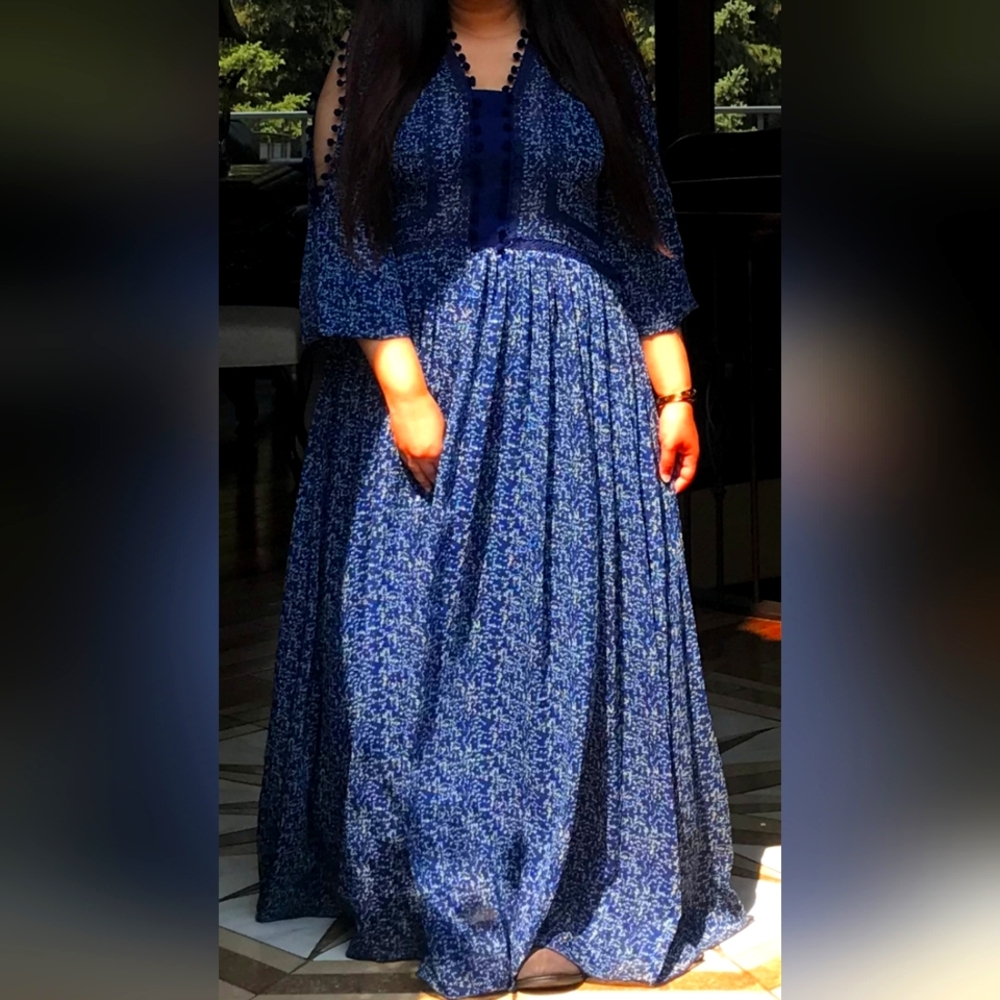 One Of A Kind Custom Made Maxi Dress Size Large